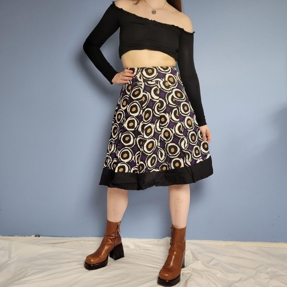Hobbs purple midi skirt - Picture 3 of 8